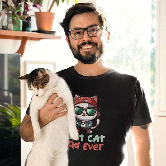 Best Cat Dad Ever Oversized T-Shirt