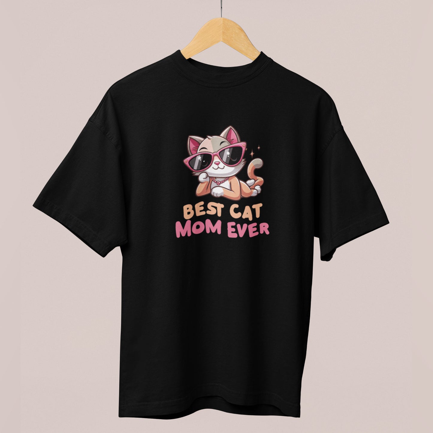 Best Cat Mom Ever Oversized T-Shirt