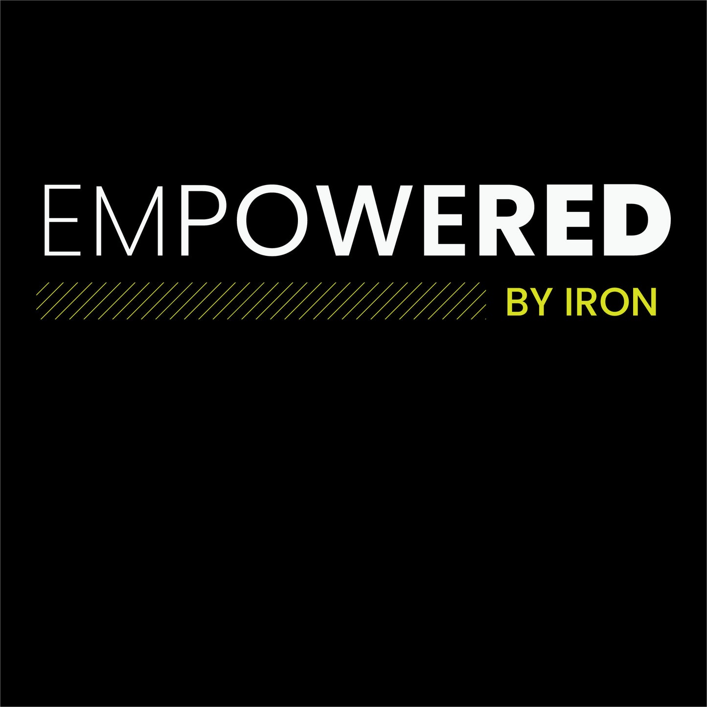 Empowered By Iron Oversized T-Shirt