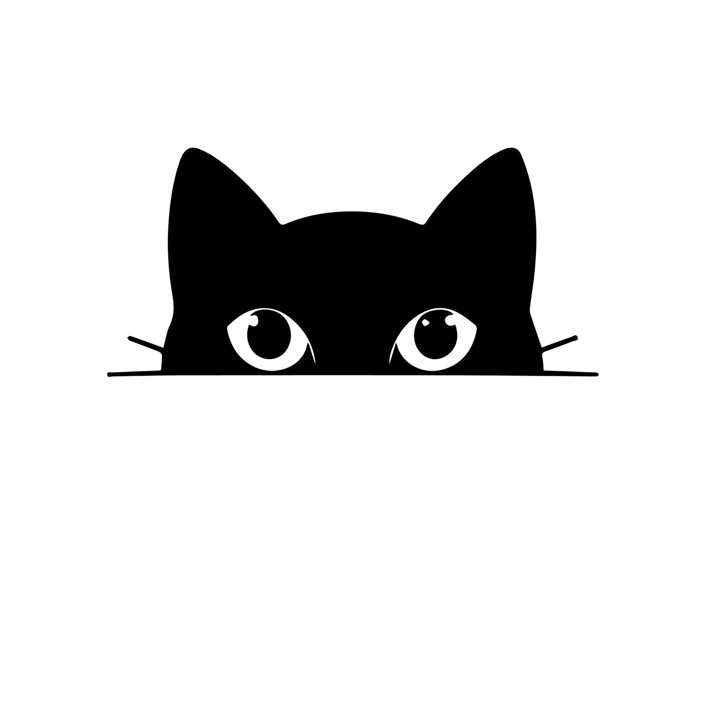 Purr-sistent Peeker Oversized T-Shirt