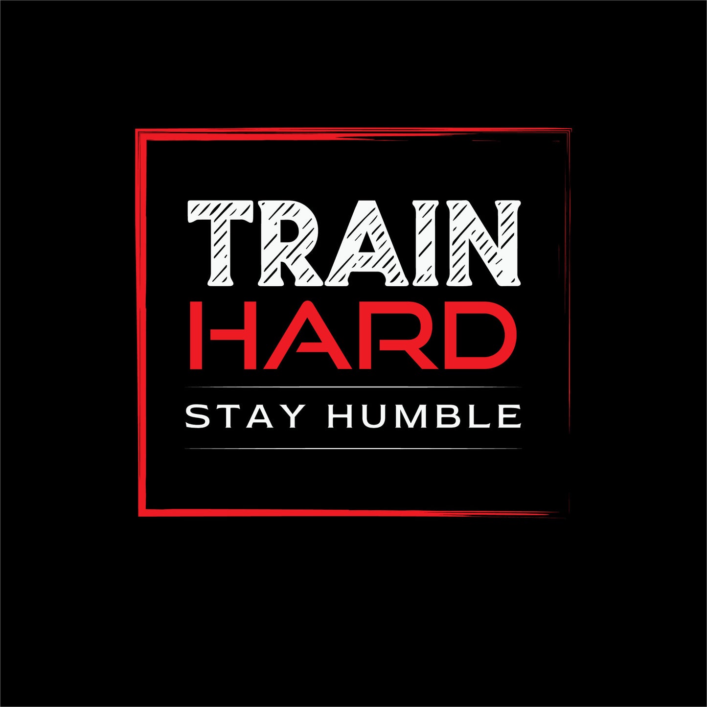 Train Hard Stay Humble Oversized T-Shirt
