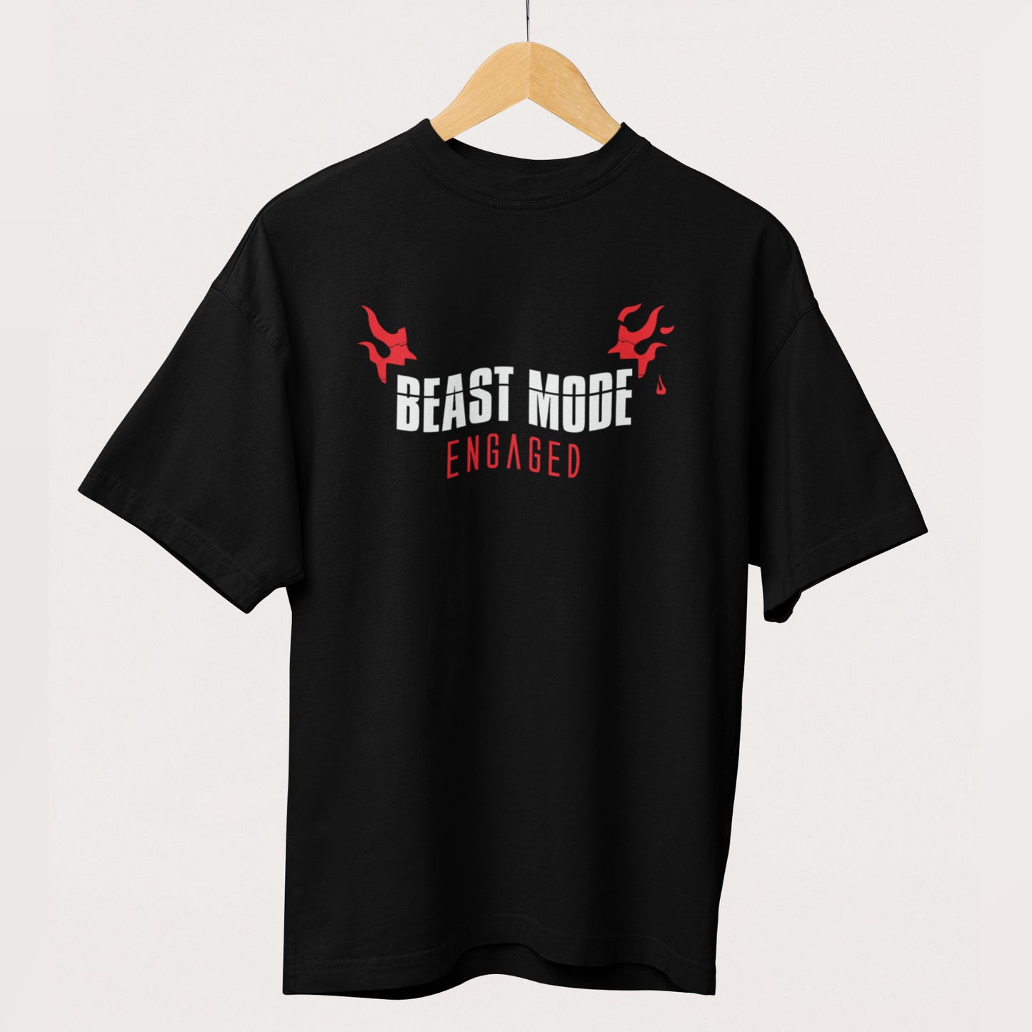Beast Mode Engaged Oversized T-Shirt