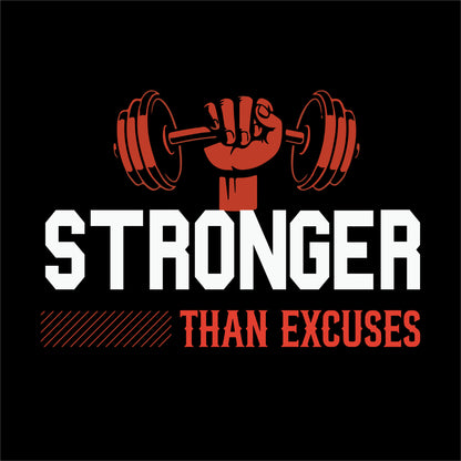 Stronger Than Excuses Oversized T-Shirt